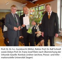 Ehrenpromotion 2007 Prof. Dr. Dr. Hans-Ulrich Gumbrecht