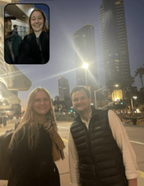 Kai Horstmann und Anabel Büchner in San Diego