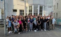 Gruppenfoto der Exkursionsgruppe Brighton 2023