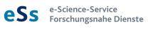 Logo des e-Science-Service der Universität Siegen