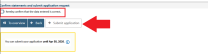 is my application submitted?