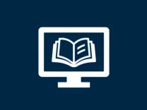 A picture of a book on the comupter screen