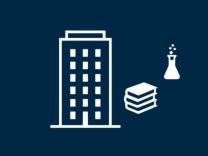 A sketch of building, a book and an Erlenmeyer