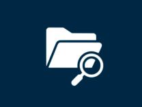 A picture of a file and magnifier
