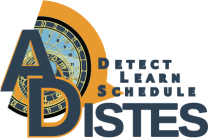 Das Logo zeiogt den Schriftzug: ADISTES, Detect, Learn, Schedule
