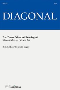 Diagonal zum Thema schaut auf diese Region