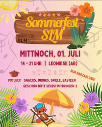 Plakat FSRSLM Sommerfest 2026