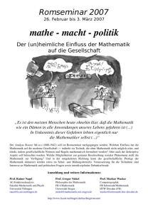Romseminar 2007