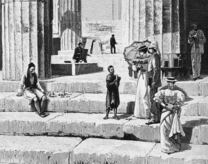 Besichtigung der Akropolis in Athen, Buch für alle, 1898