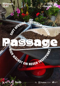 Plakat Soft Opening Passage Friedrichstraße