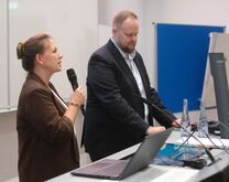 Boglarka Beyer-Rickes und Maximilian Faßbender.