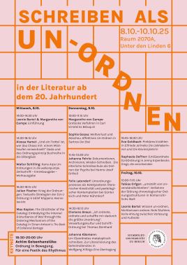 Plakat der Tagung