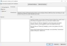 Screenshot WSUS