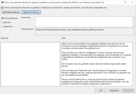 Screenshot WSUS