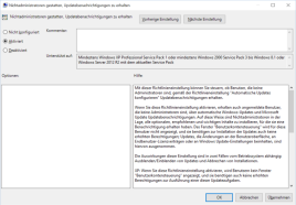 Screenshot WSUS