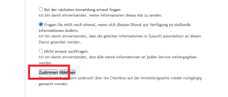 Beispiel für einen Loginvorgang via Shibboleth