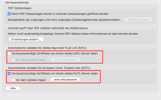 Vertrauensdienste; Details in der Beschreibung