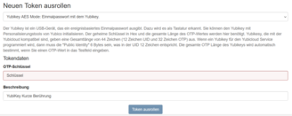 Tokendaten; Details in der Beschreibung