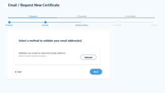 Authorisierungsmethode über Mailadresse