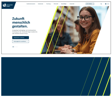 Option 1: Schraffur in Signalfarbe