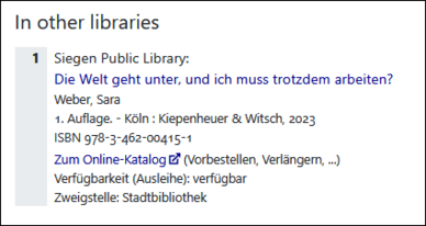 Screenshot interlibrary loan title is available in other libraries