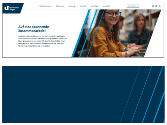 Option 2: Schraffur in Akzentfarbe