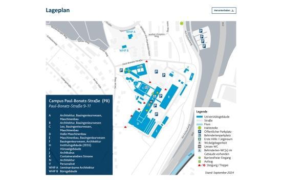 Bild des Site Plan Blocks