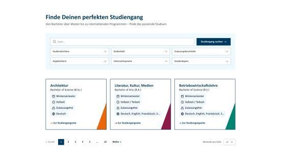 Bild des Study Programs Block