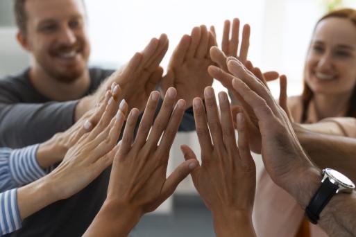 Gemeinschaft Hände