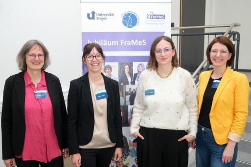 Veranstalterinnen des Jubiläums 15 Jahre Frauen-Mentoring.
