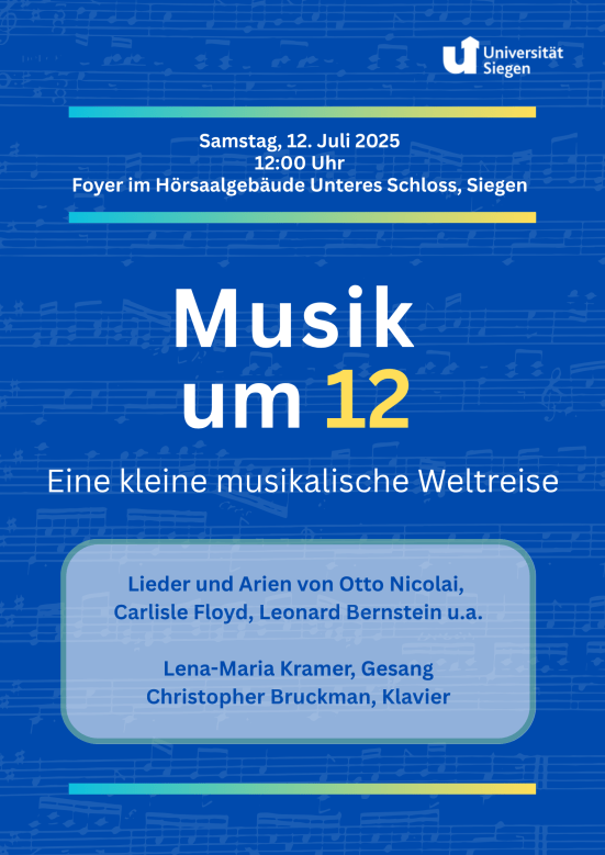 Plakat Musik um 12