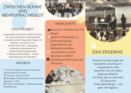 Flyer Kamishibai-Projekt