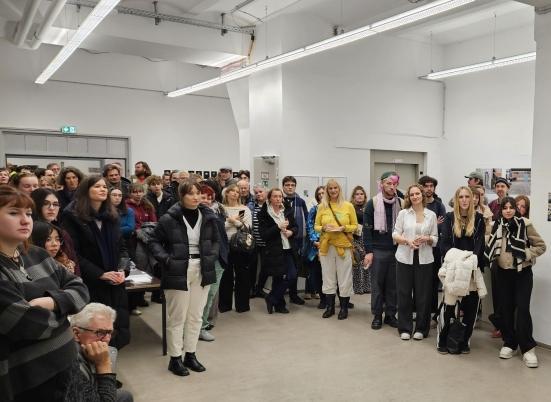 Publikum bei der Eröffnung der Brauhausfotografie