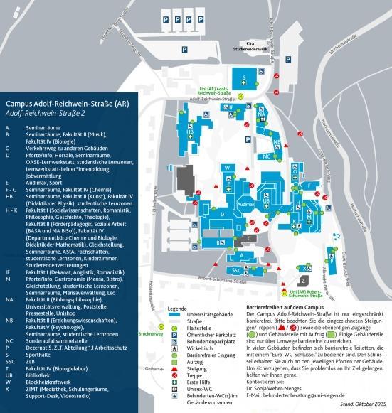 Lageplan Campus AR