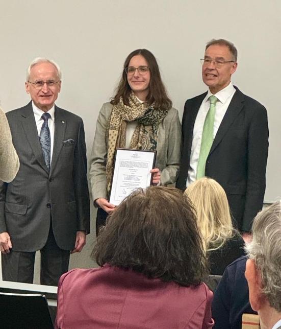 Sarah Lange Förderpreis Fakultät 3