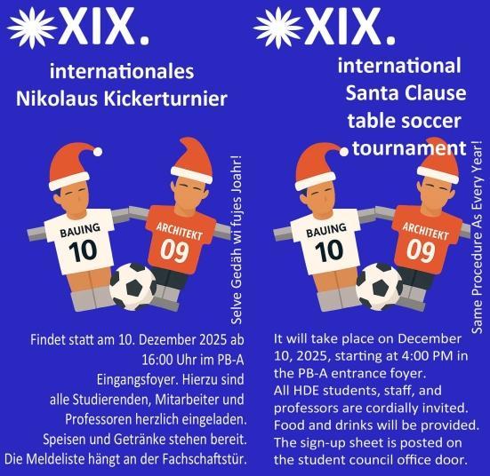 Flyer Kickerturnier 2025