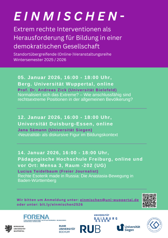 Veranstaltungsreihe EINMISCHEN