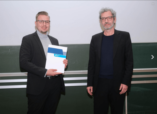 Preisverleihung Milan Weber