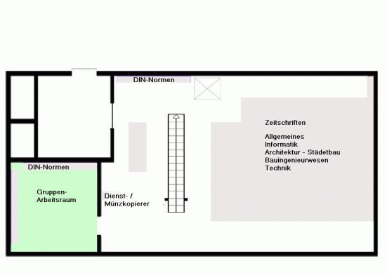 Gruppenarbeitsraum Teilbibliothek PB