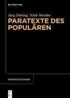 Buchcover Paratexte des Populären