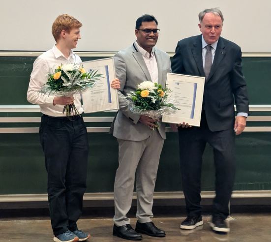 Md Shajalal bei der Preisverleihung der IHK