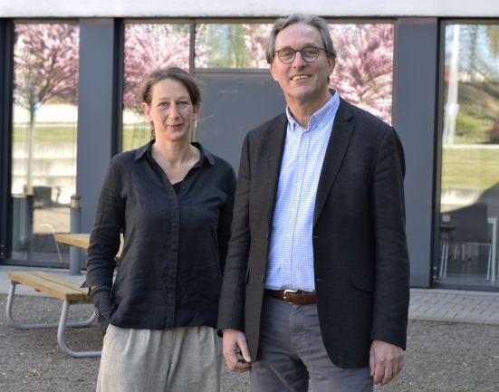 Stefanie Schneider und Prof. Christian Lahusen