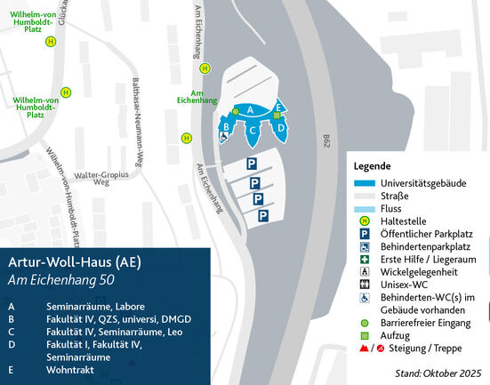 Lageplan Artur-Woll-Haus (AE)