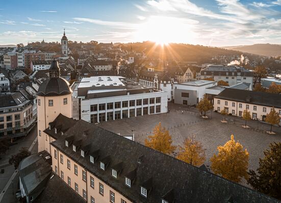Der Campus Unteres Schloss der Universität Siegen