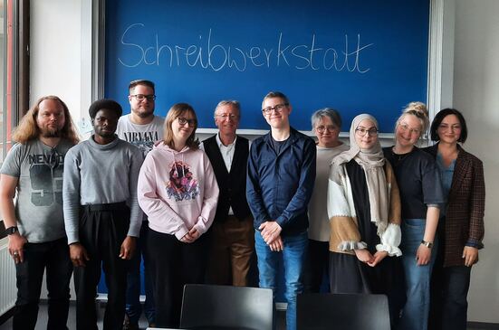Teilnehmer der Schreibwerkstatt