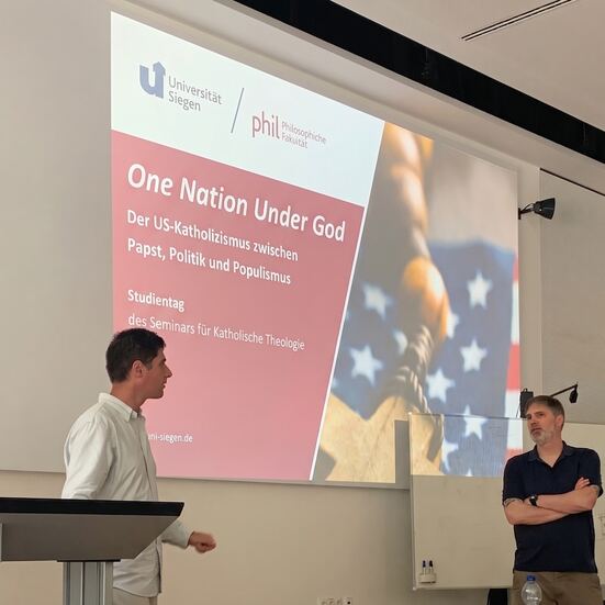 Studientag Redner Prof. Dr. Benjamin Dahlke und Prof. Dr. Daniel Stein