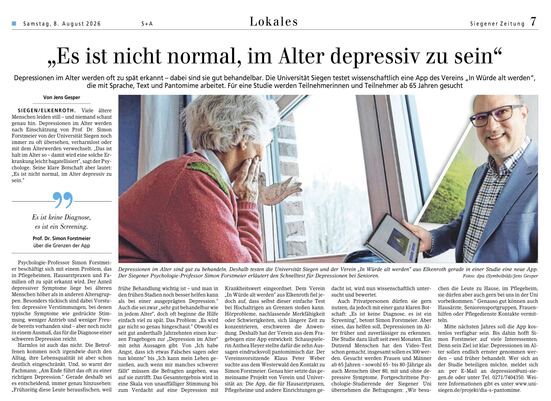 Siegener Zeitung Seite 7 vom 08.08.2026