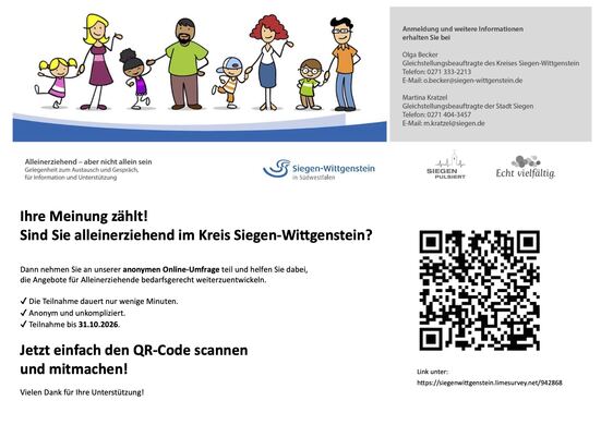 Flyer Umfrage neuer Code