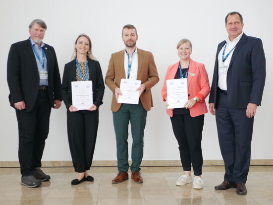 Gruppenfoto von der Preisverleihung