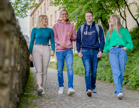 Studierende in der Stadt